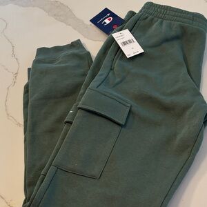 Champion Green Cargo Sweatpants